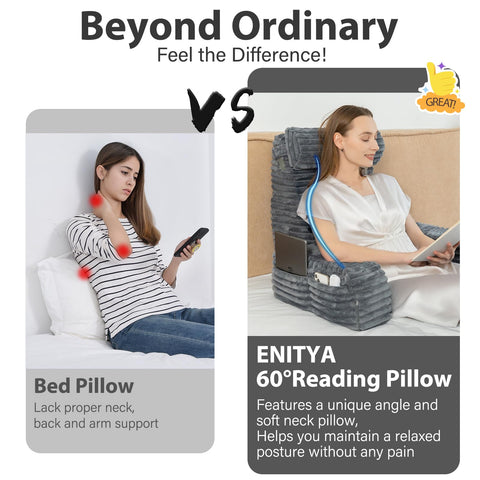 ENITYA side view displaying armrests and pockets, convenience benefit