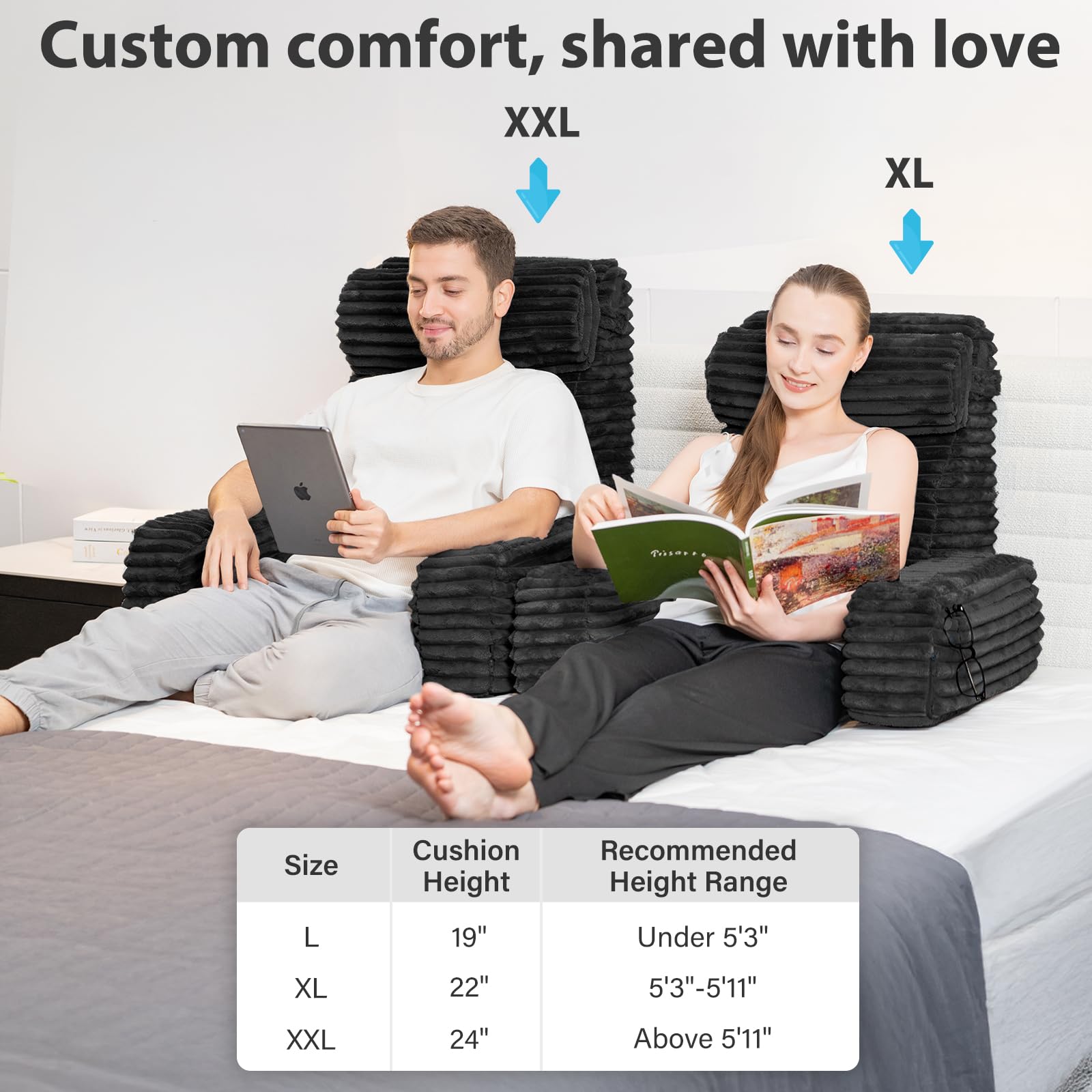 ENITYA next to books and tablet illustrating size and storage capacity benefit