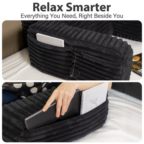 ENITYA zipper detail of removable cover showing machine-washable convenience benefit