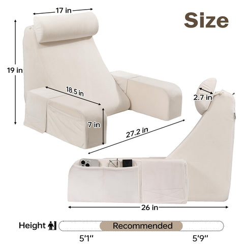 ENITYA zippered removable cover being taken off for easy washing