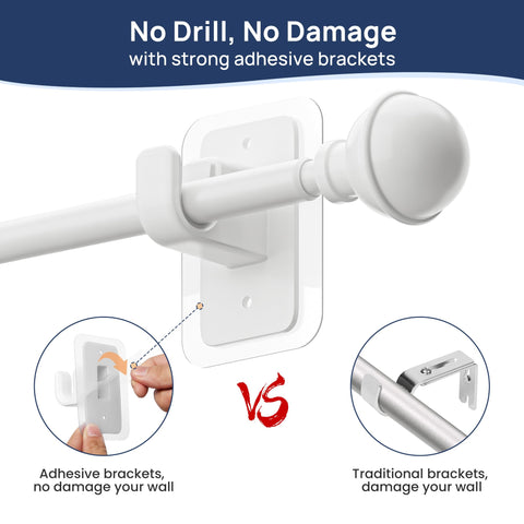 ENJOYBASICS adhesive bracket close-up showing peel-and-stick detail and secure hold