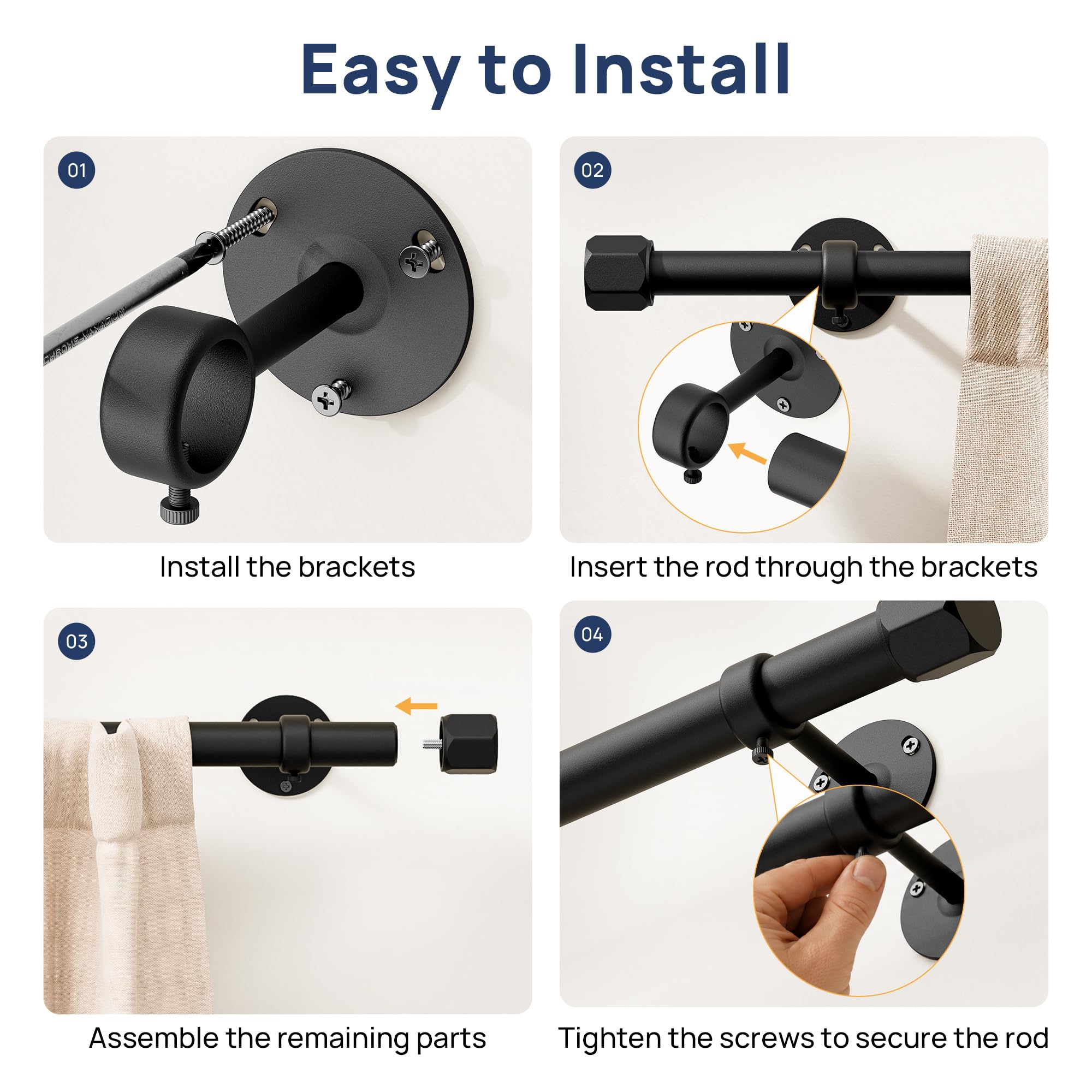 ENJOYBASICS bracket ceiling install demonstrating secure overhead mounting