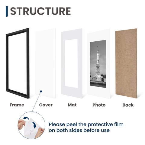 ENJOYBASICS backing and spring clips shown for easy access and secure mounting