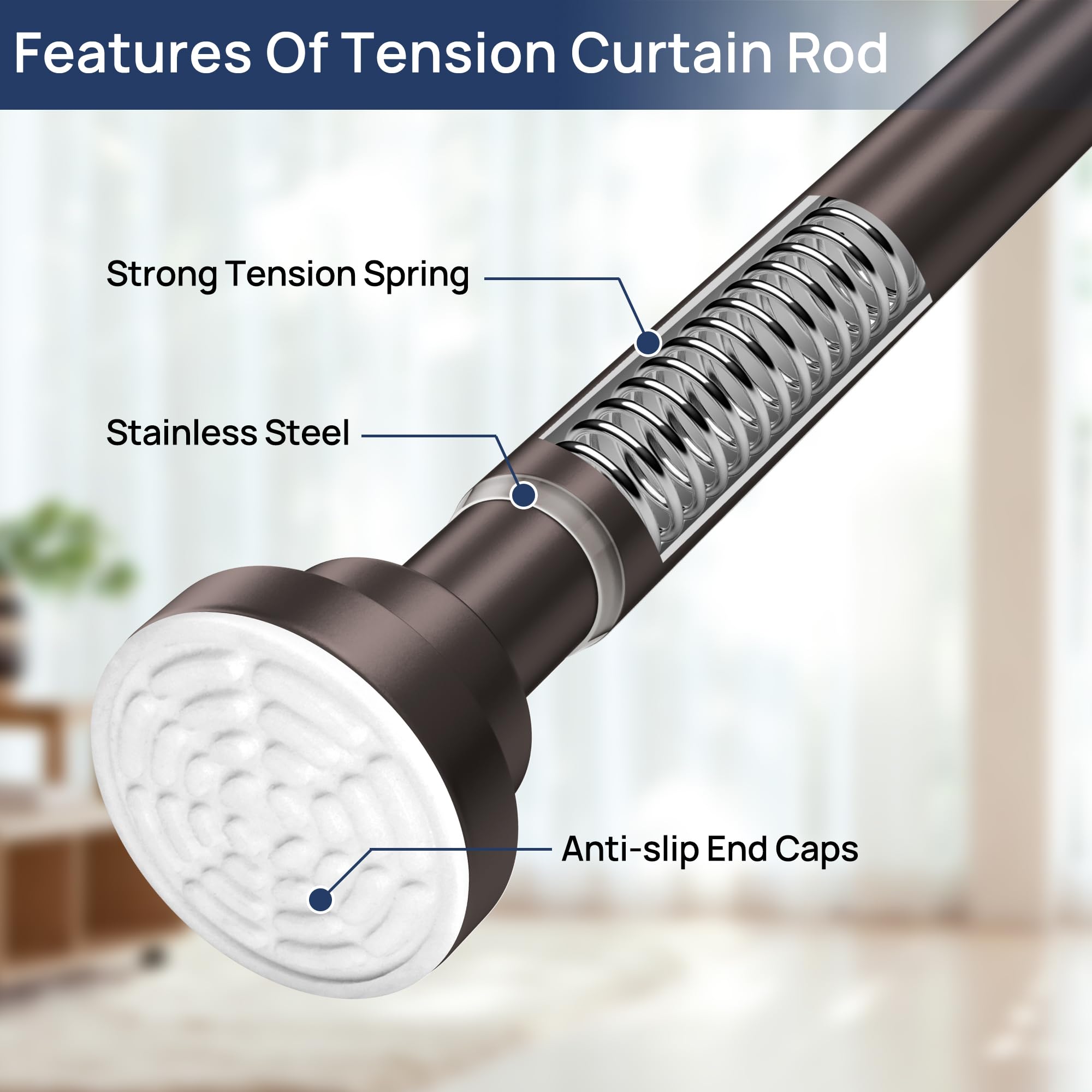 ENJOYBASICS telescoping detail closeup demonstrating adjustable length benefit