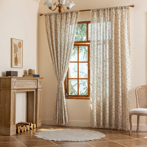 ENJOYBRIDAL installed in bedroom softening daylight and creating privacy