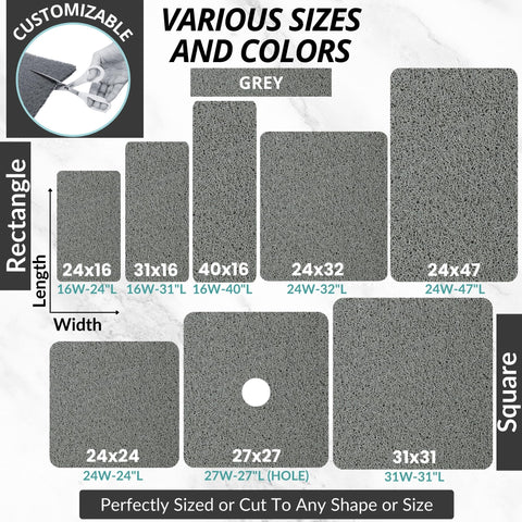 ENKOSI mat in bathroom setting adding comfort and safety