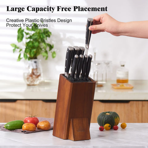 ENOKING removable bristle insert lifted out for easy cleaning and maintenance benefit