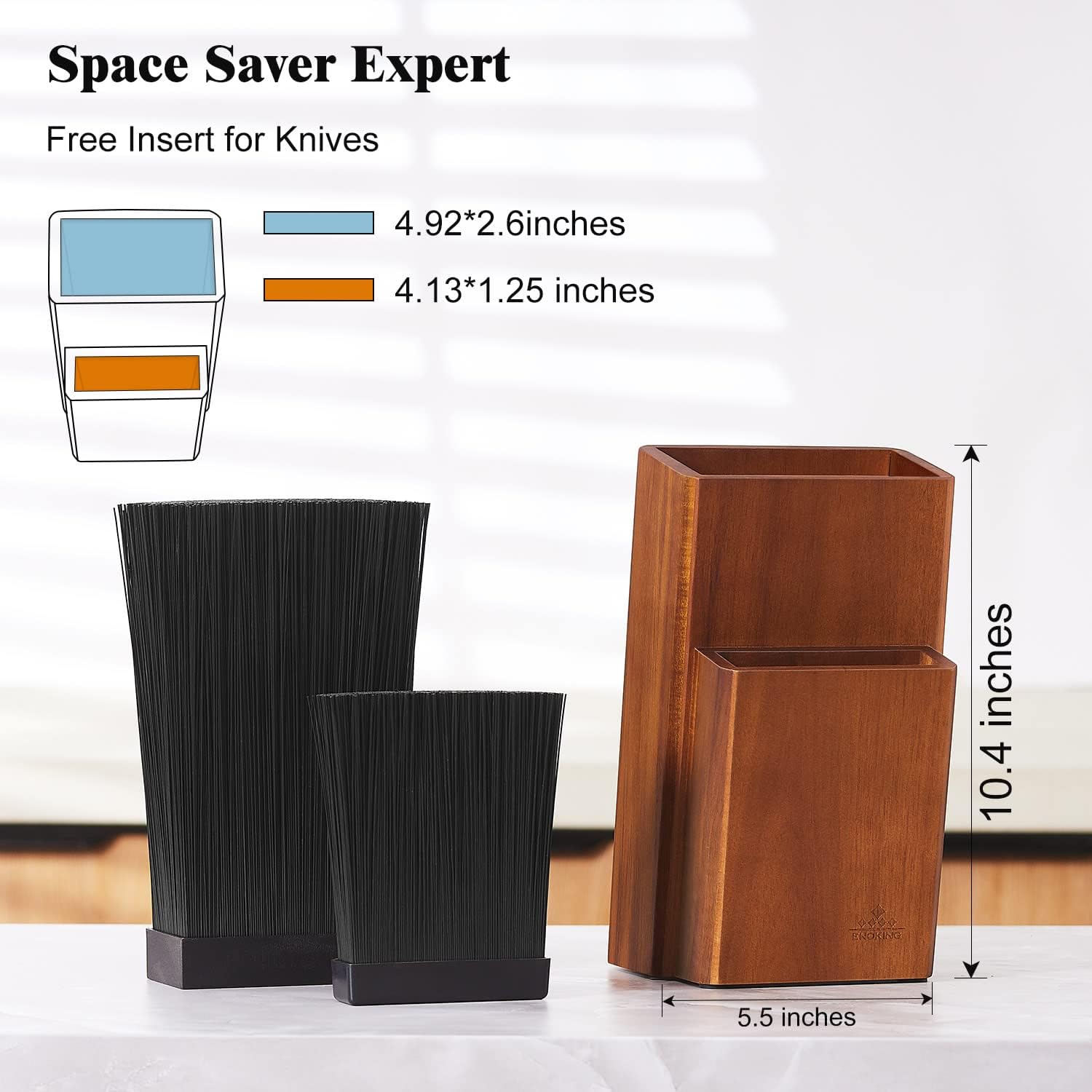 ENOKING close-up non-slip base for steady countertop placement and safety