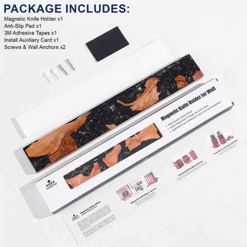 ENOKING strip with ruler for scale demonstrating 16-inch length and space-saving benefit