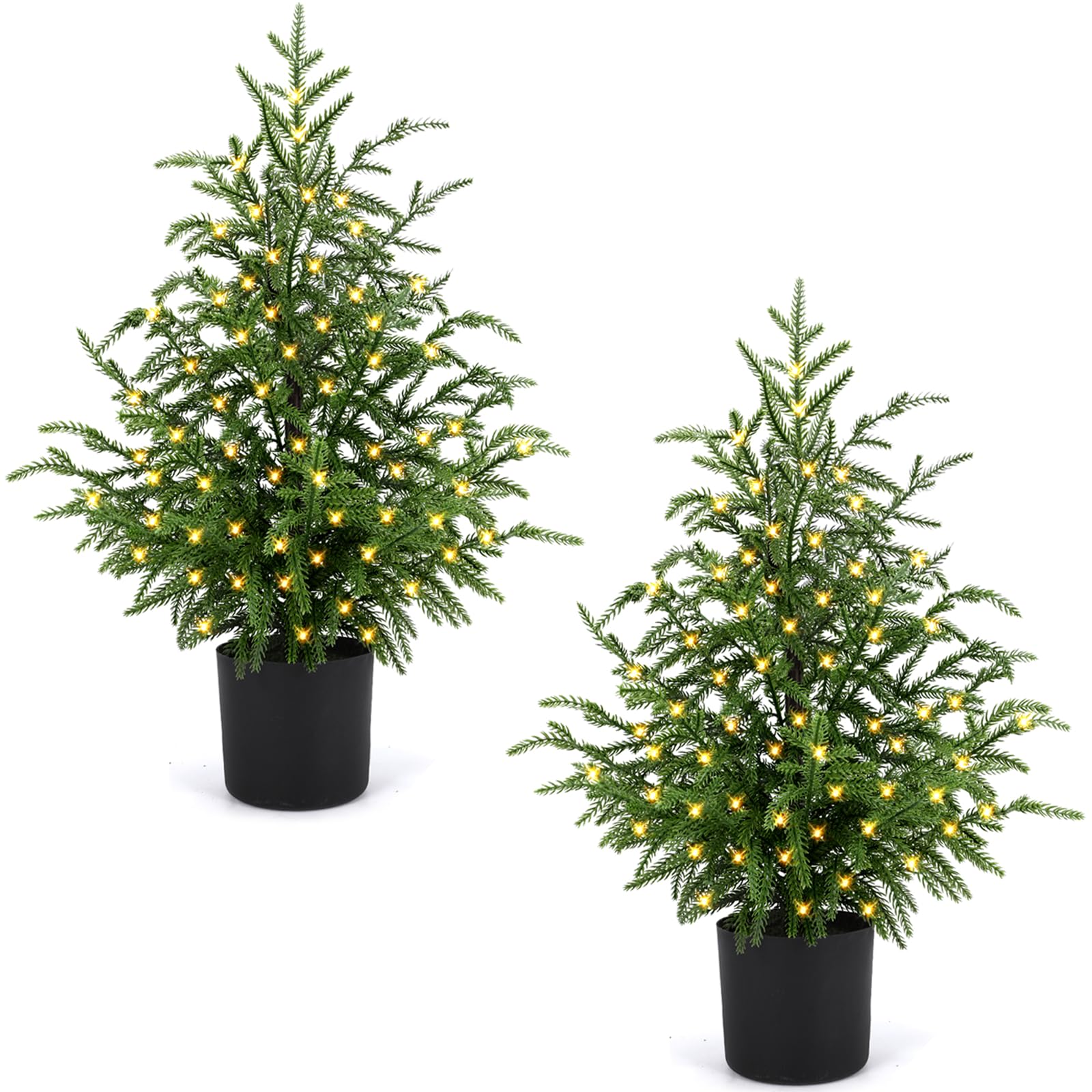 ENVEN tabletop tree front view showing full shape and immediate decor benefit