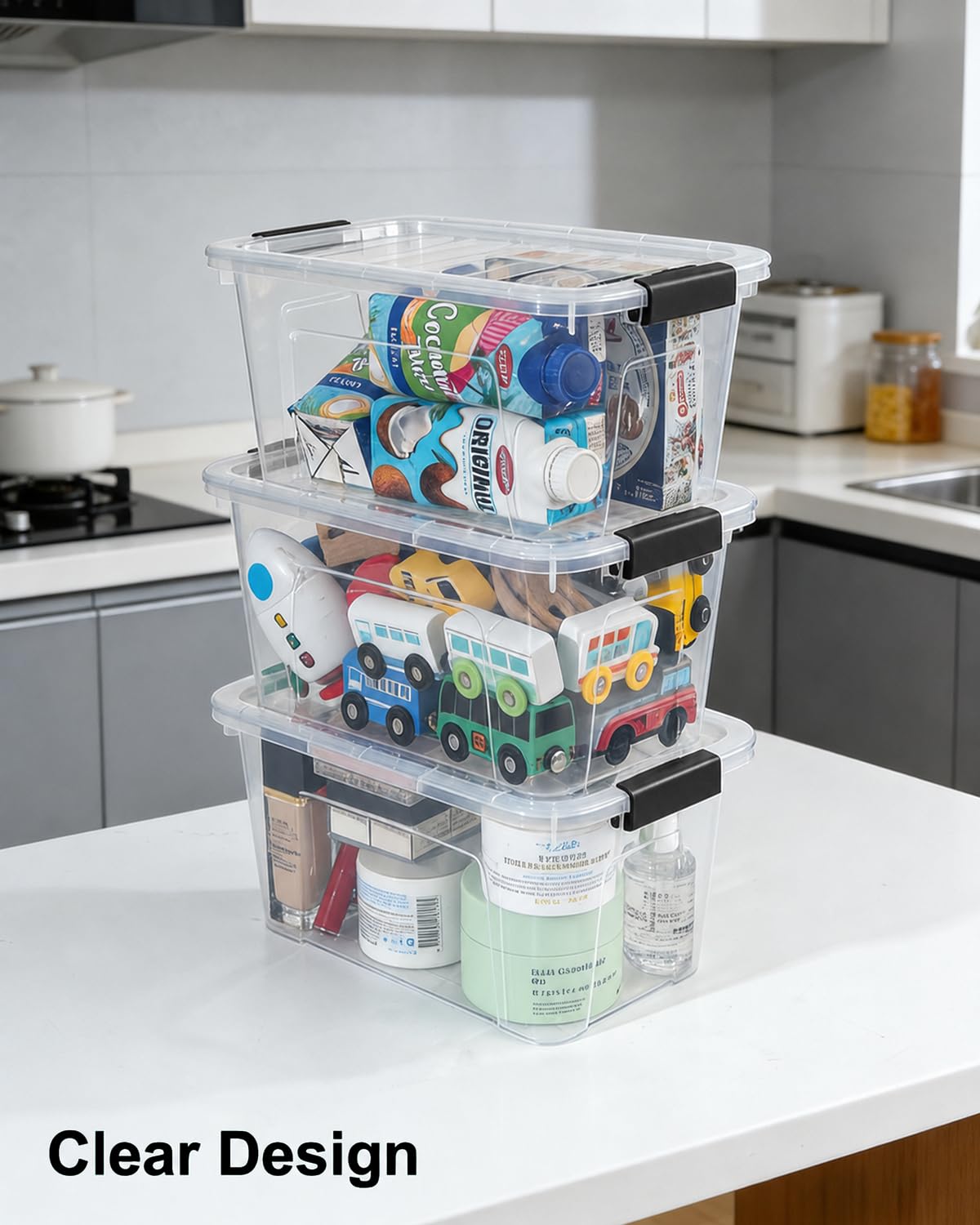EOENVIVS stacked containers demonstrating stable interlocking grooves for space-saving