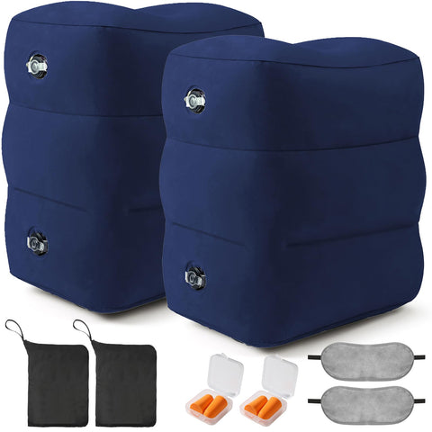Eooqi front view of inflated footrest showing stable support and comfort