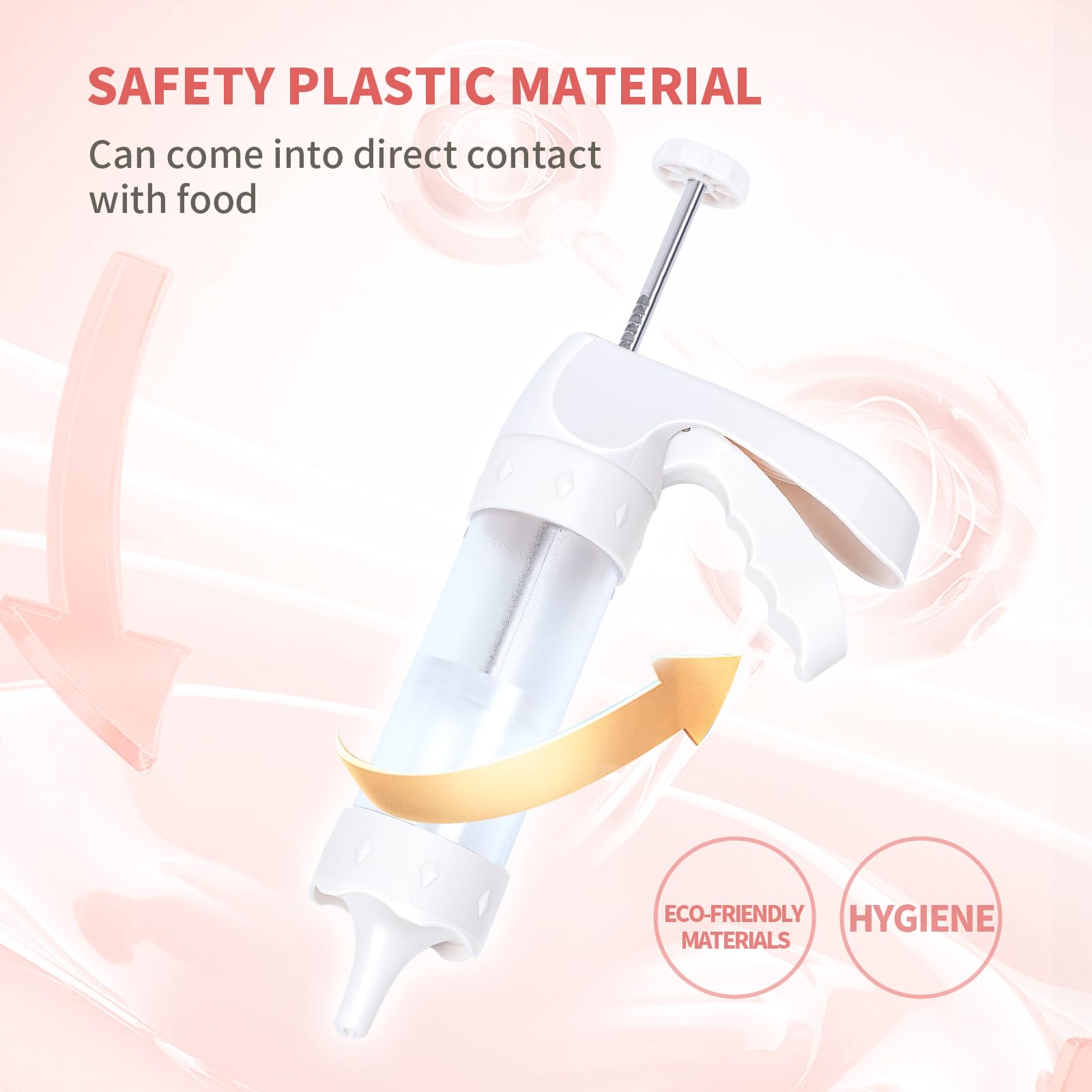 EooUooIP six decorating nozzles displayed for versatile frosting styles