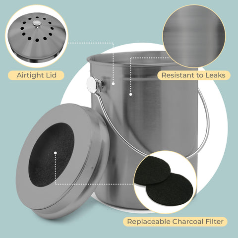 Epica charcoal filter close-up demonstrating odor control benefit