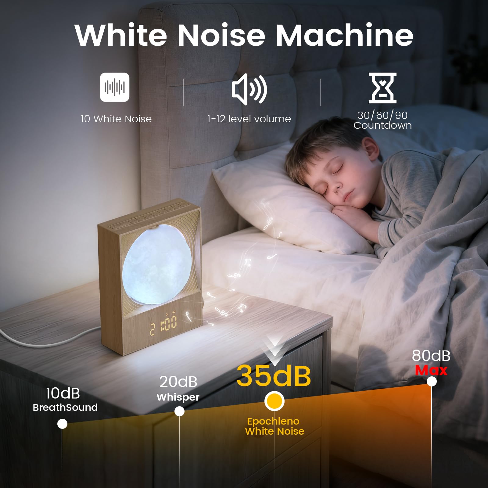 Epochleno color mode displaying RGB effects and mood-setting options