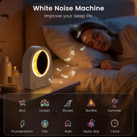 Epochleno ambient night light creating calming moonlight effect for relaxation