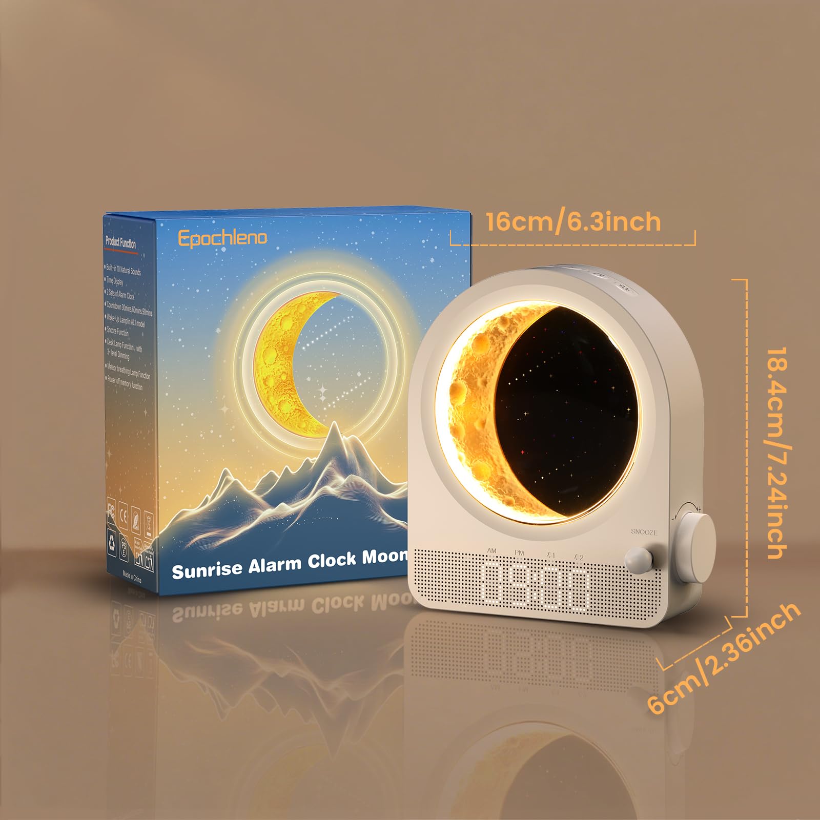 Epochleno gift-ready packaging presented as ideal present with instruction leaflet