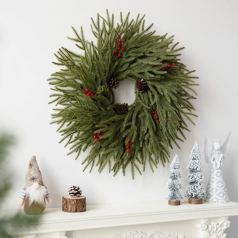 Eqanro close-up showing lifelike Norfolk pine texture and realism