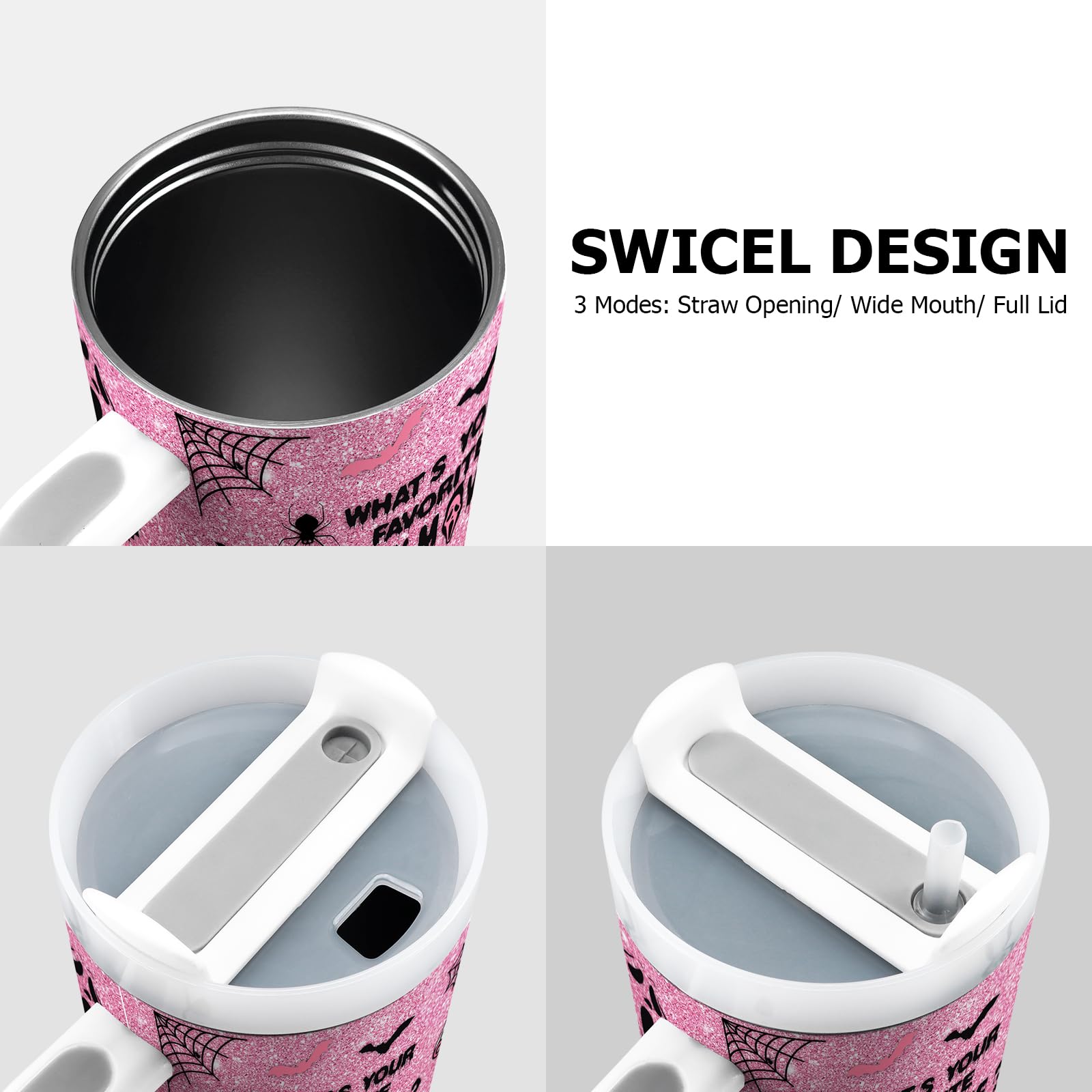 Equoza lid and reusable straw assembly offering spill reduction and easy sipping