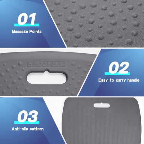 ergohead built-in handle shot for easy carrying and simple storage convenience