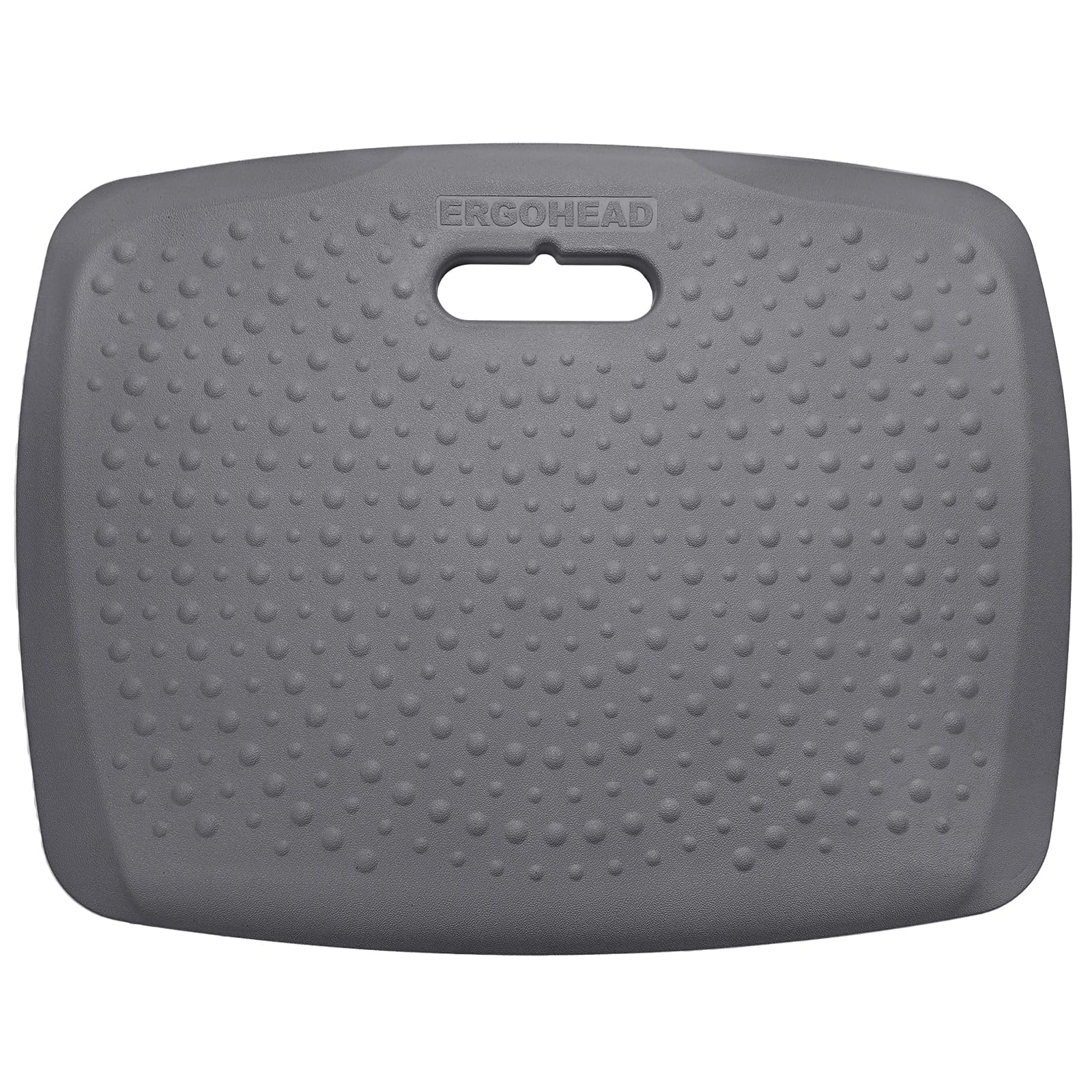 ergohead hung on wall hook showing portable storage and space saving benefit