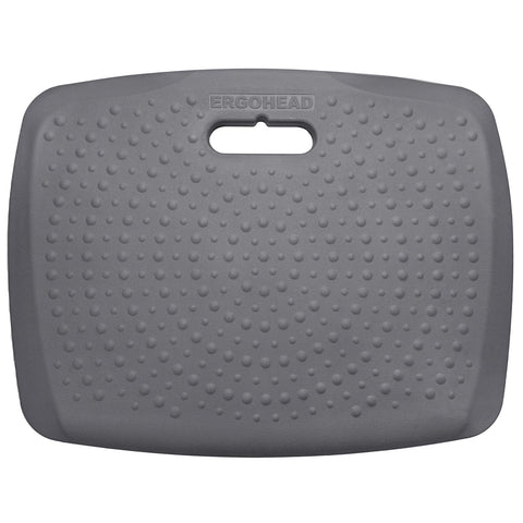 ergohead hung on wall hook showing portable storage and space saving benefit