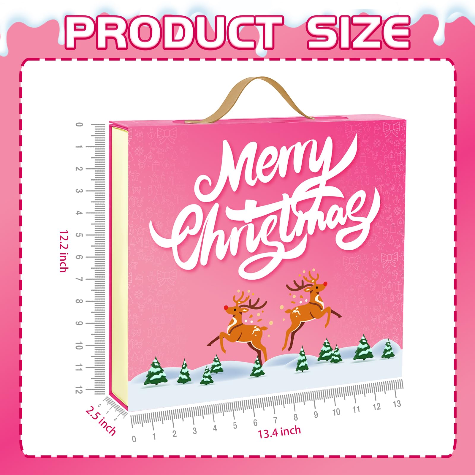 ERTIUANIO open layout showing mixed box sizes and interior capacity for varied gifts