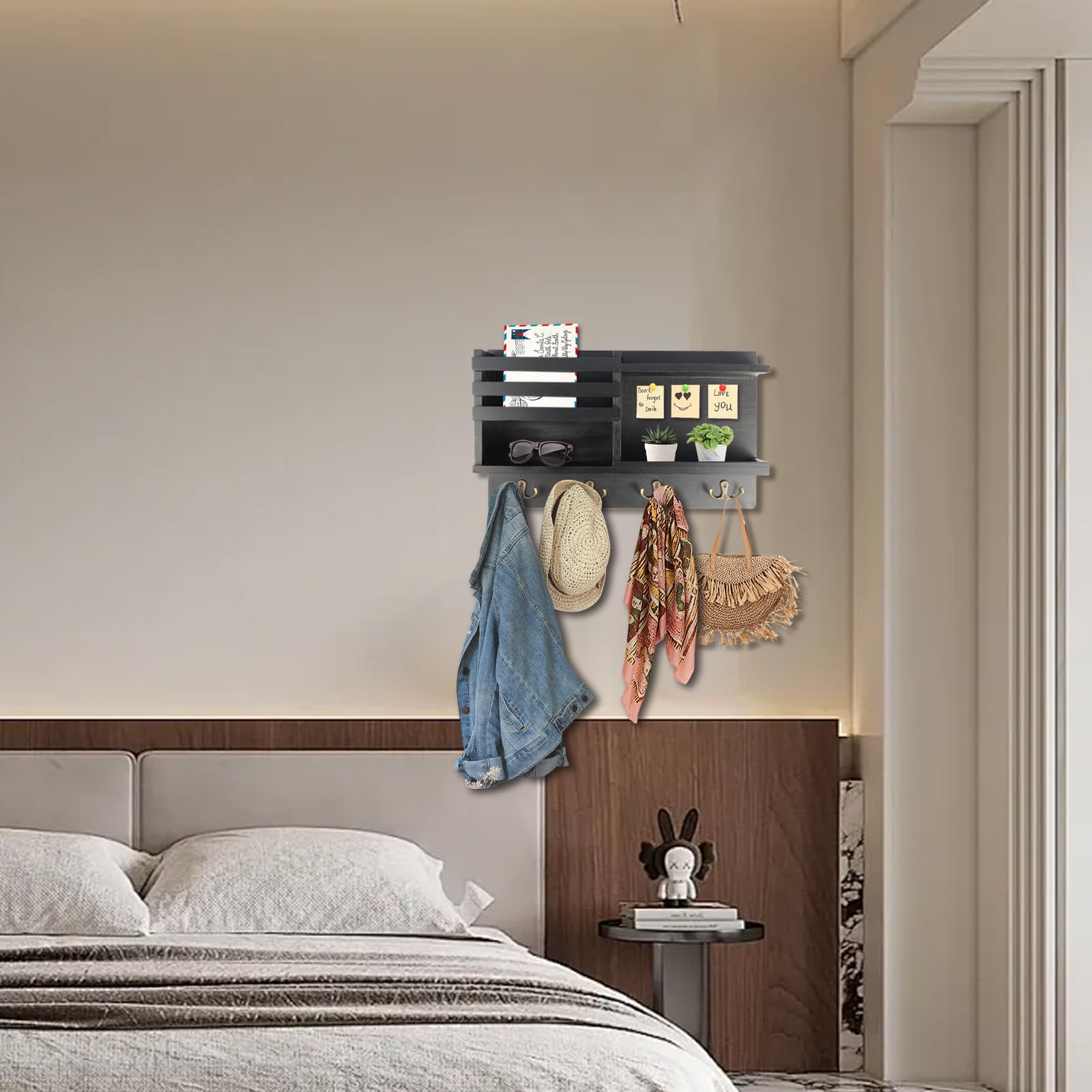 Eryvik installed in entryway staging illustrating tidy organization and style