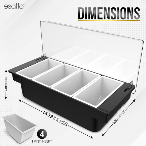 Esatto row of 12 plastic pourers showing controlled pour and waste reduction benefit