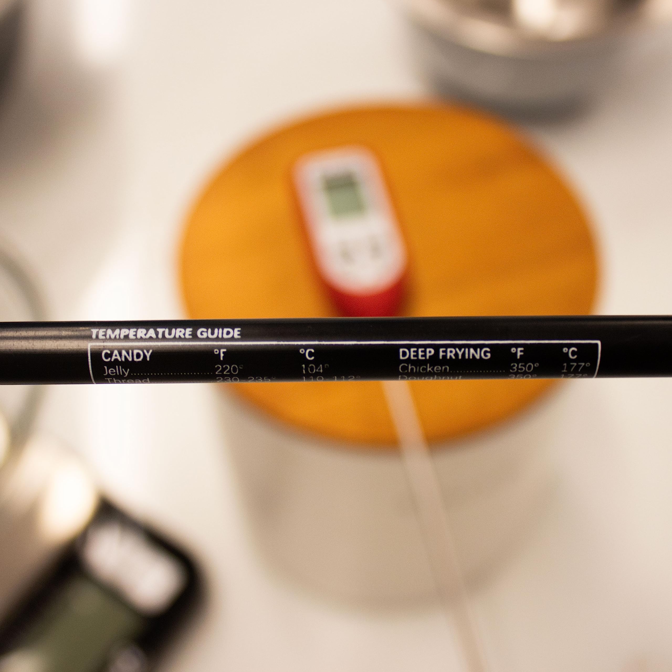 Escali DHC1 retail packaging with manual showing included presets and easy setup benefits