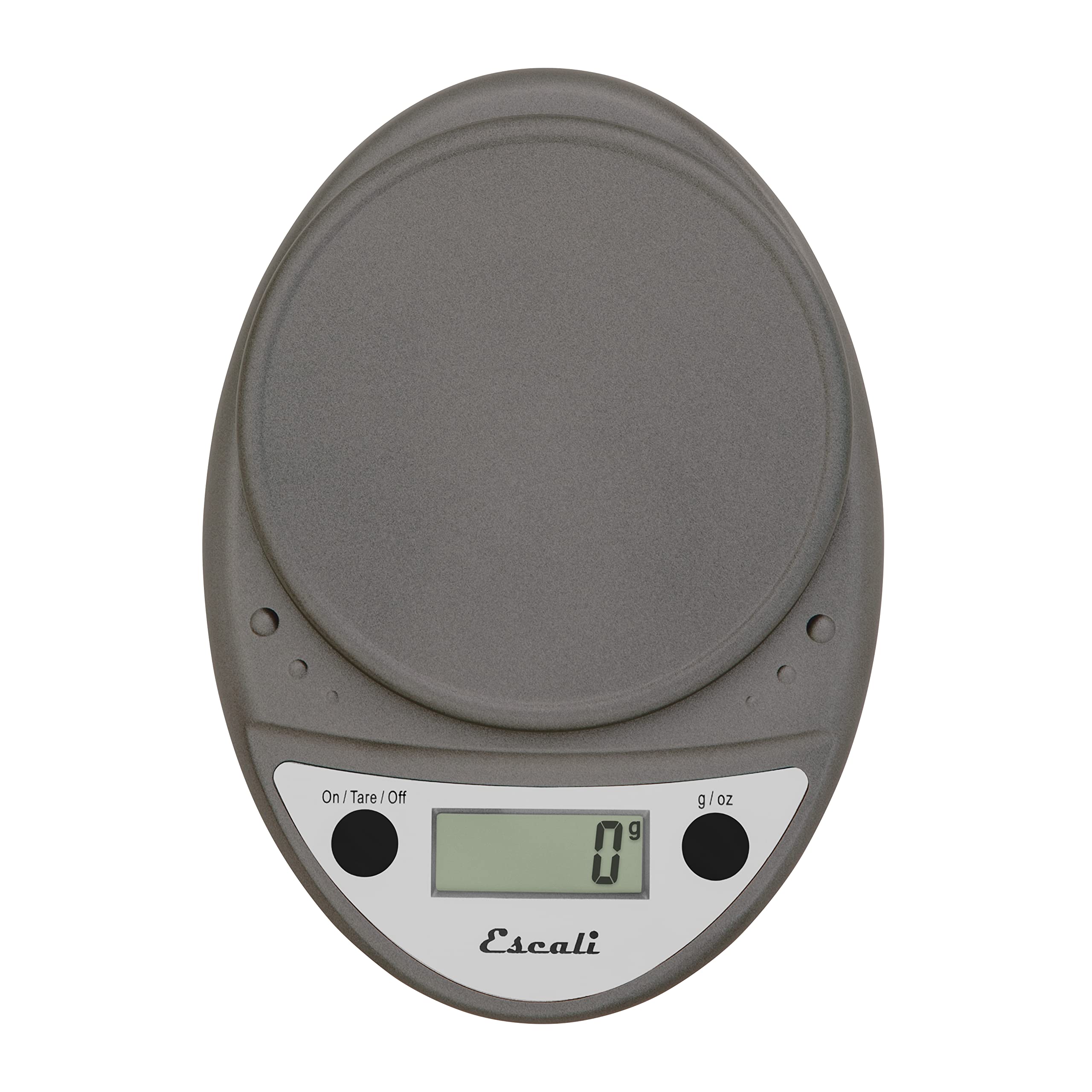 Escali Primo among colorful models in kitchen setting, offering style and reliable accuracy