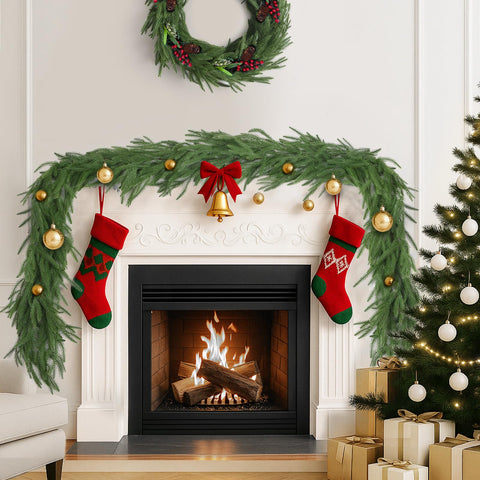 Escrio close-up of PE pine needles highlighting soft realistic texture and durability