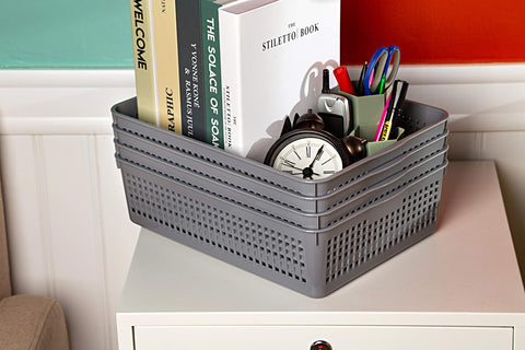 Eslite basket holding medicines and toiletries for easy access