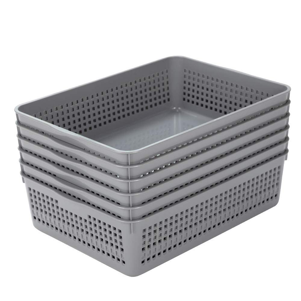 Eslite baskets in pantry organizing packets and small goods