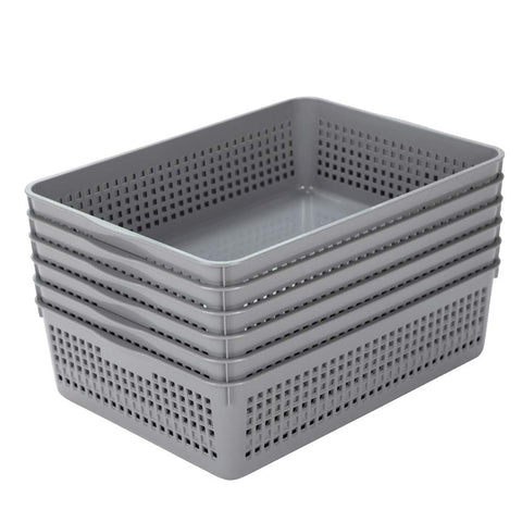 Eslite baskets in pantry organizing packets and small goods