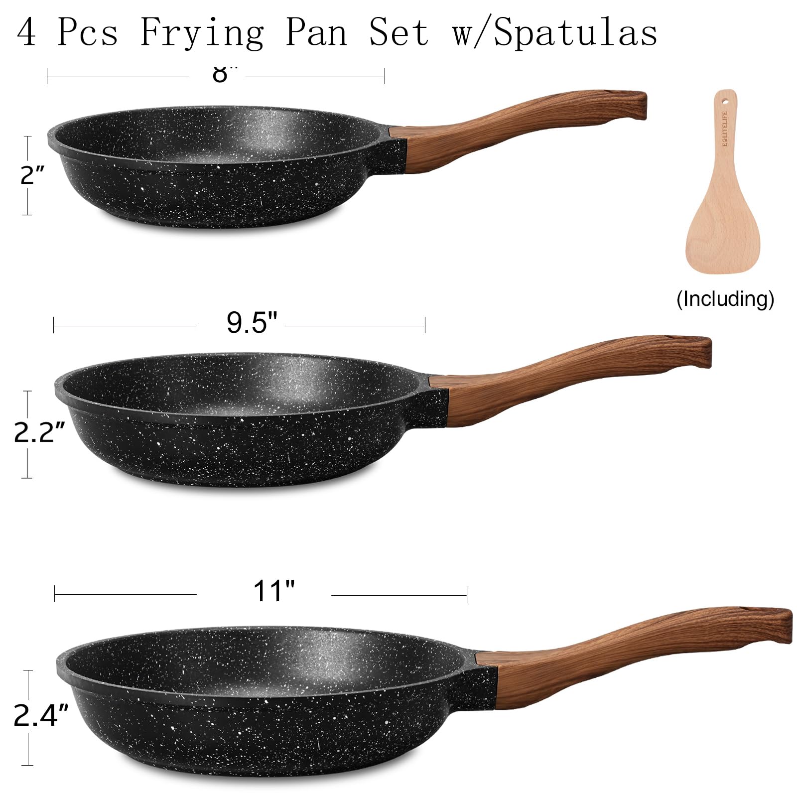ESLITE LIFE ceramic coating close-up revealing smooth nonstick surface benefit