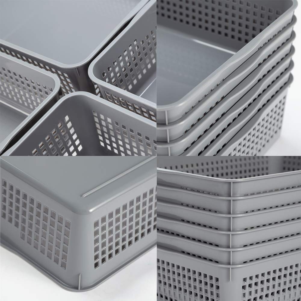 Eslite stacked trays on shelf demonstrating space-saving benefit