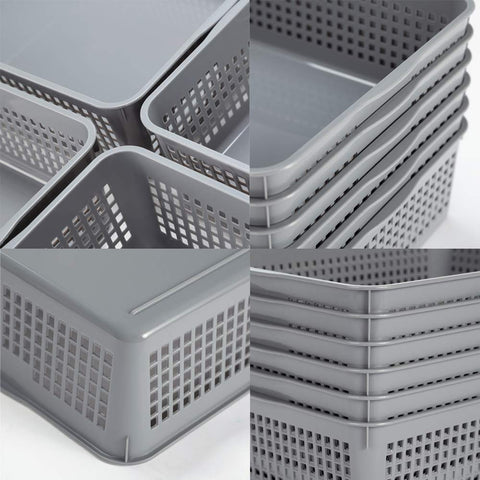 Eslite stacked trays on shelf demonstrating space-saving benefit