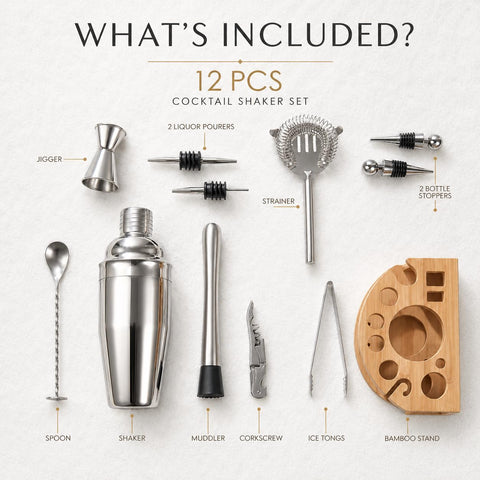 Esmula 25oz shaker close-up polished stainless steel for reliable chilling