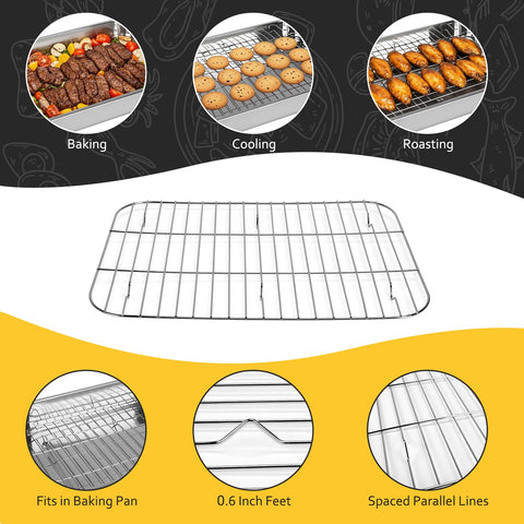 EsOfficce pans next to hand showing scale and capacity for family-sized meals