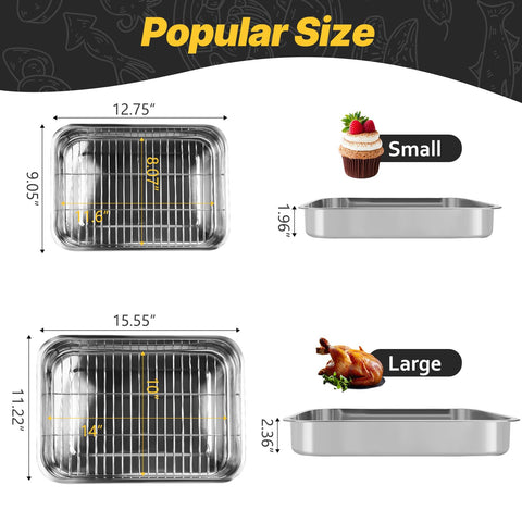 EsOfficce roasting pan in oven with turkey illustrating even heat circulation benefit