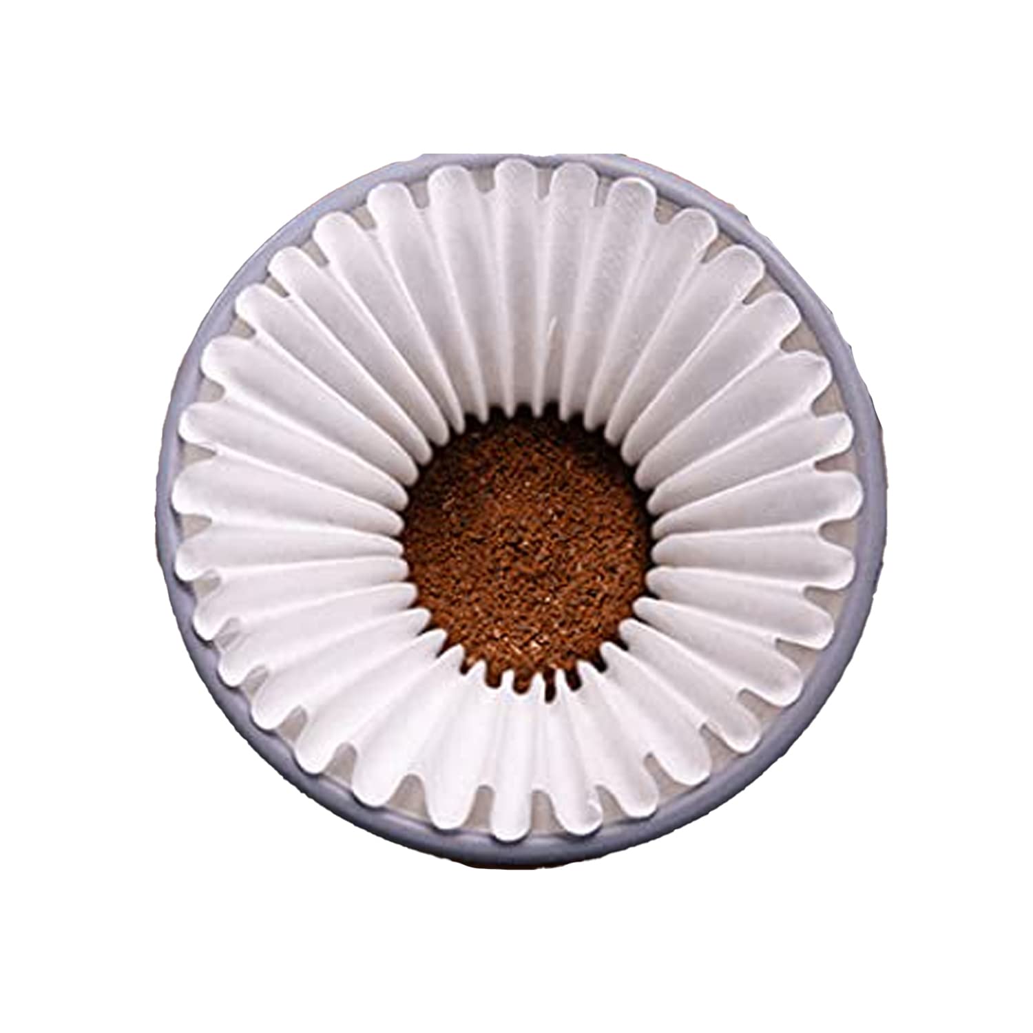 close-up of ESPRO filter paper texture highlighting precise fold and even flow benefit