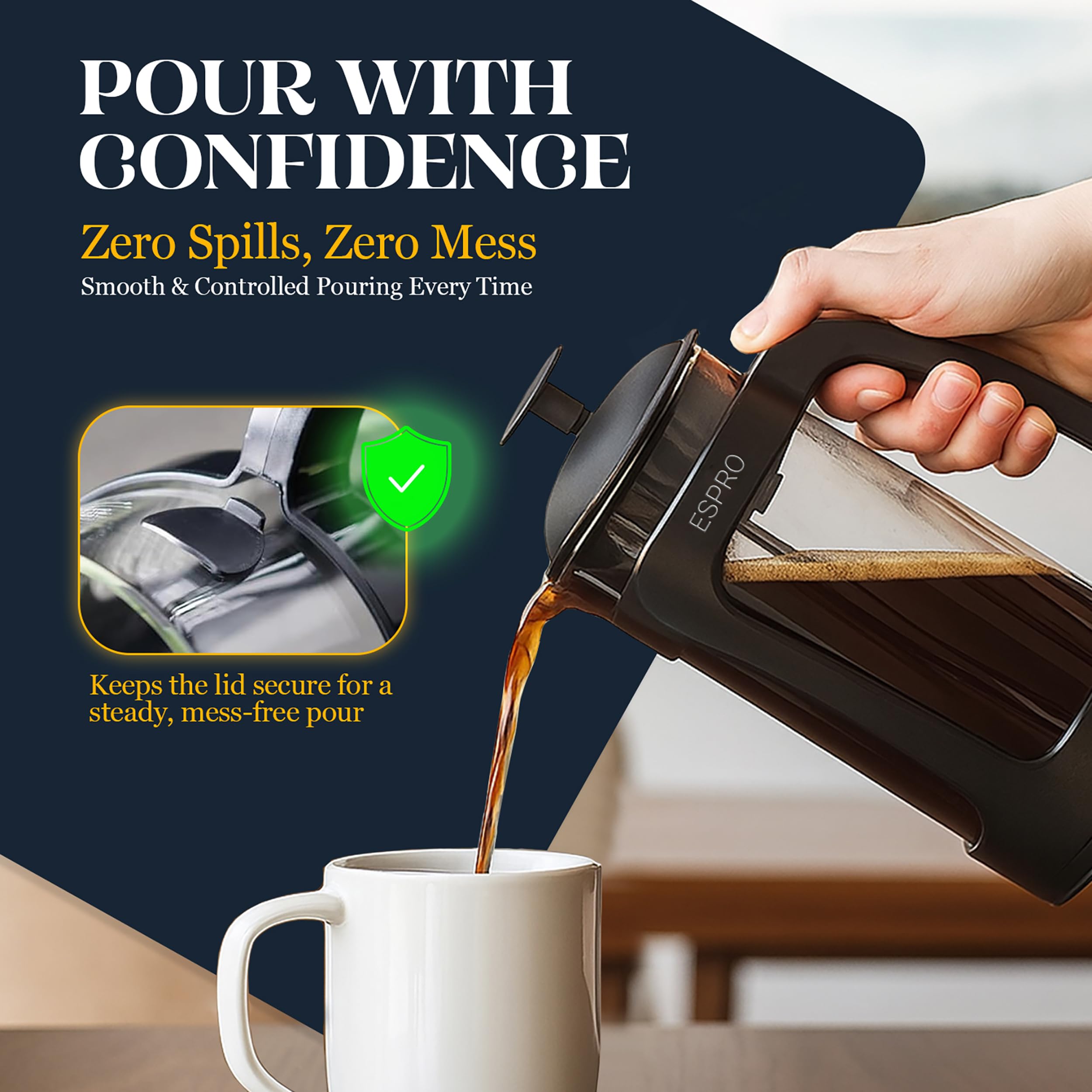 ESPRO P3 boxed packaging styled as gift option for coffee lovers and special occasions
