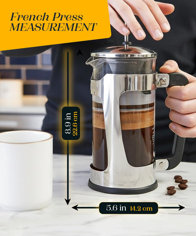 ESPRO P5 borosilicate carafe and twist-lock latch showing secure pour benefit: spill prevention