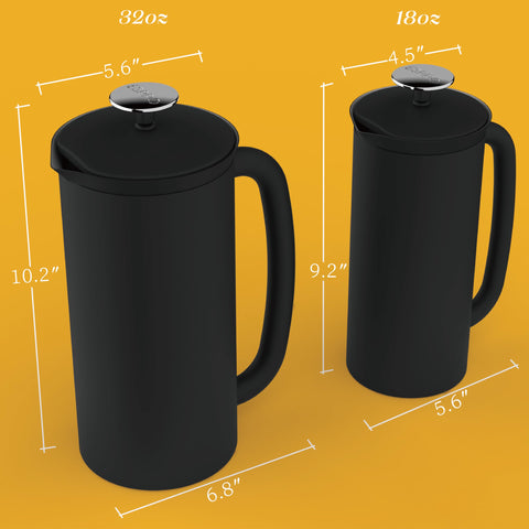 ESPRO P7 pouring coffee into a mug outdoors, convenient travel brewing benefit