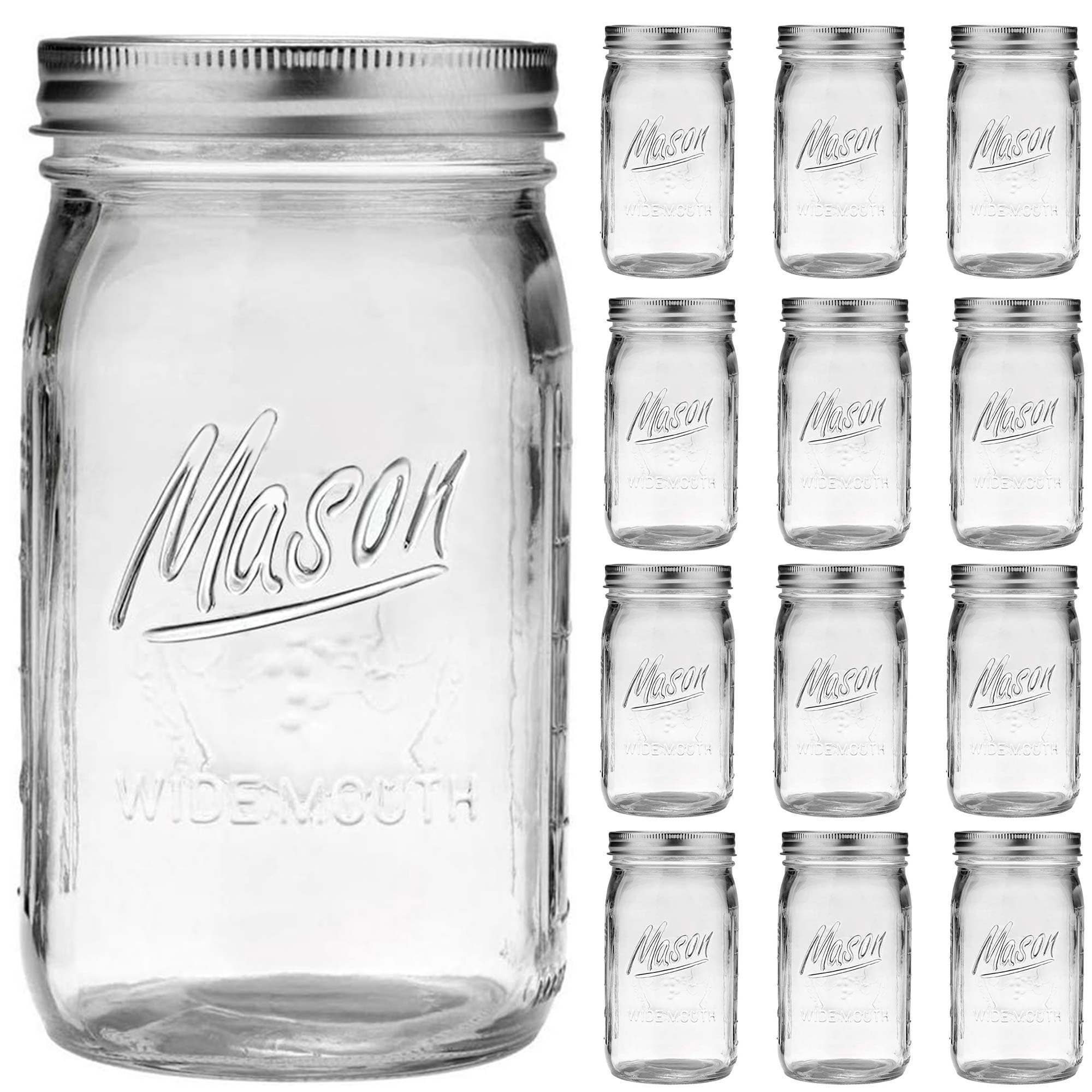 Esrentle front view of 12-pack 32oz jars showing packaging and quantity benefit