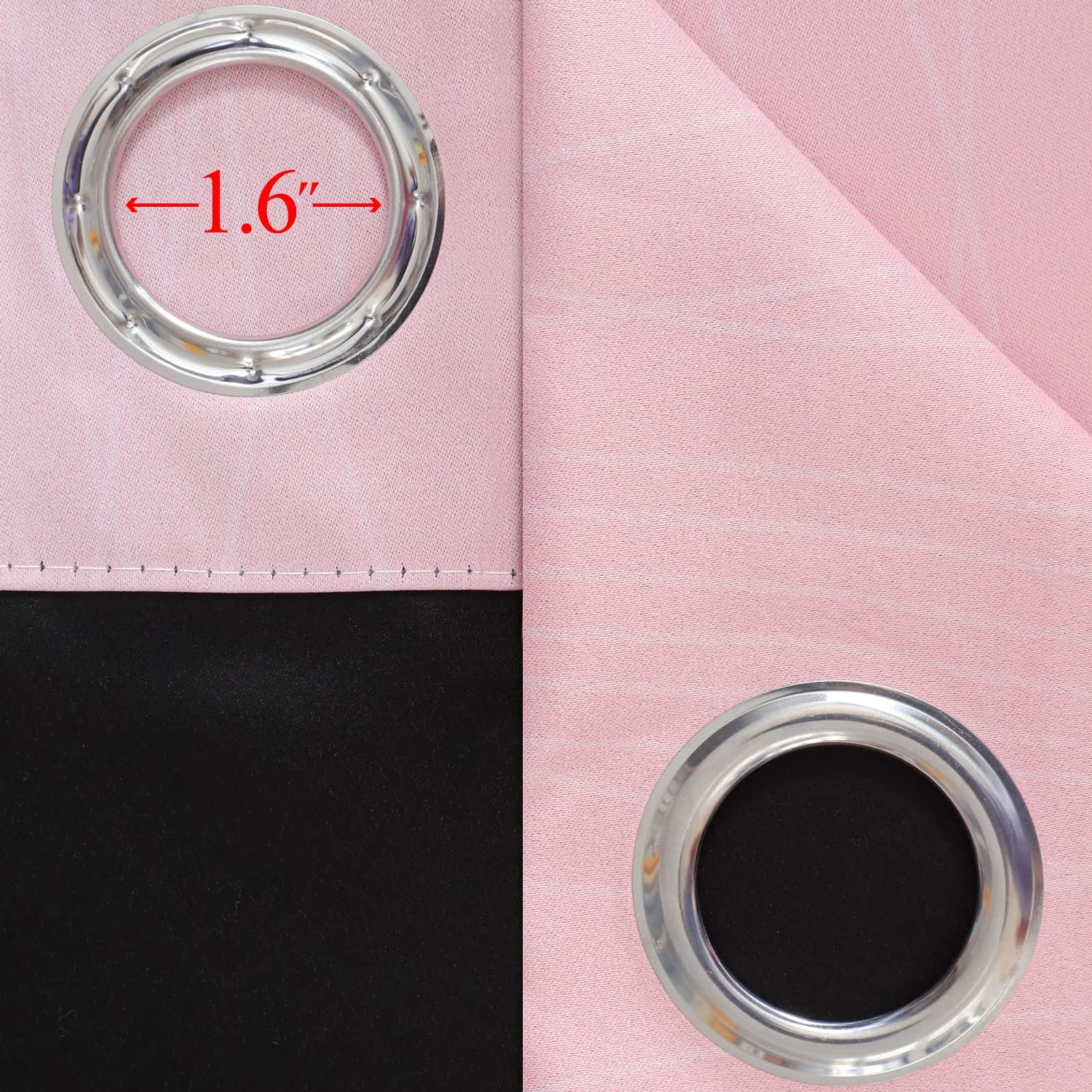 Estelar Textiler back blackout lining view demonstrating 100% light blockage and privacy benefit