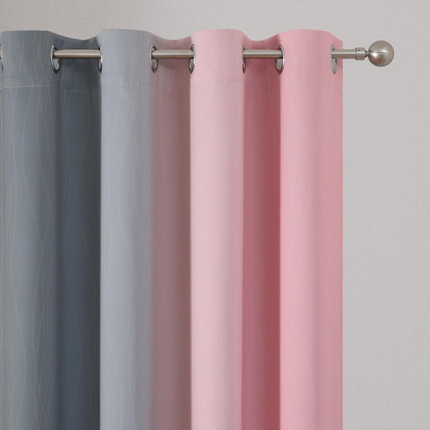 Estelar Textiler curtains hanging in living room to show light blocking and room style benefit