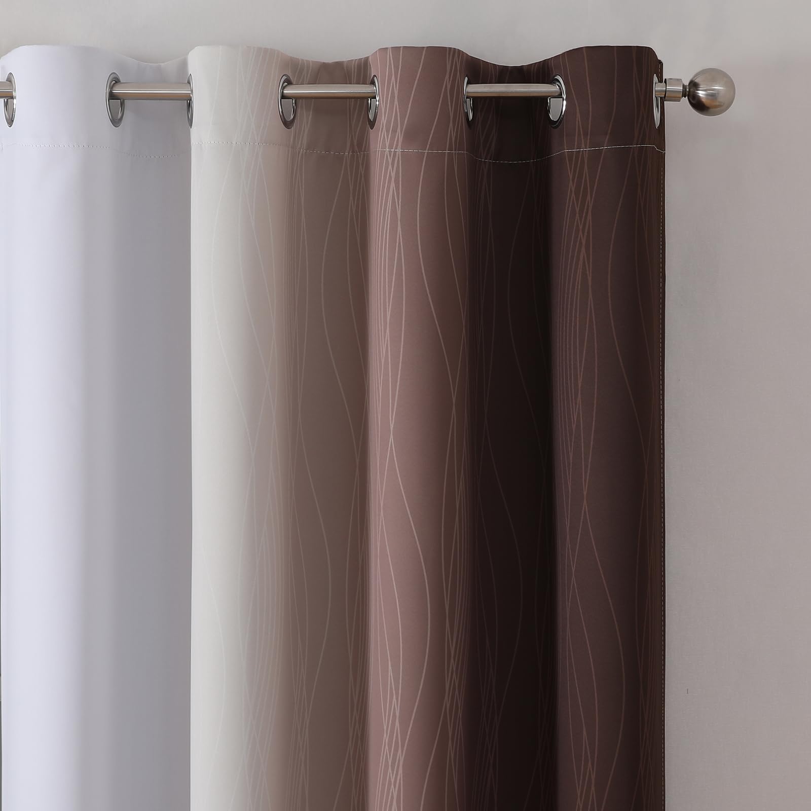 Estelar Textiler ombre wave detail highlighting elegant curvature and style