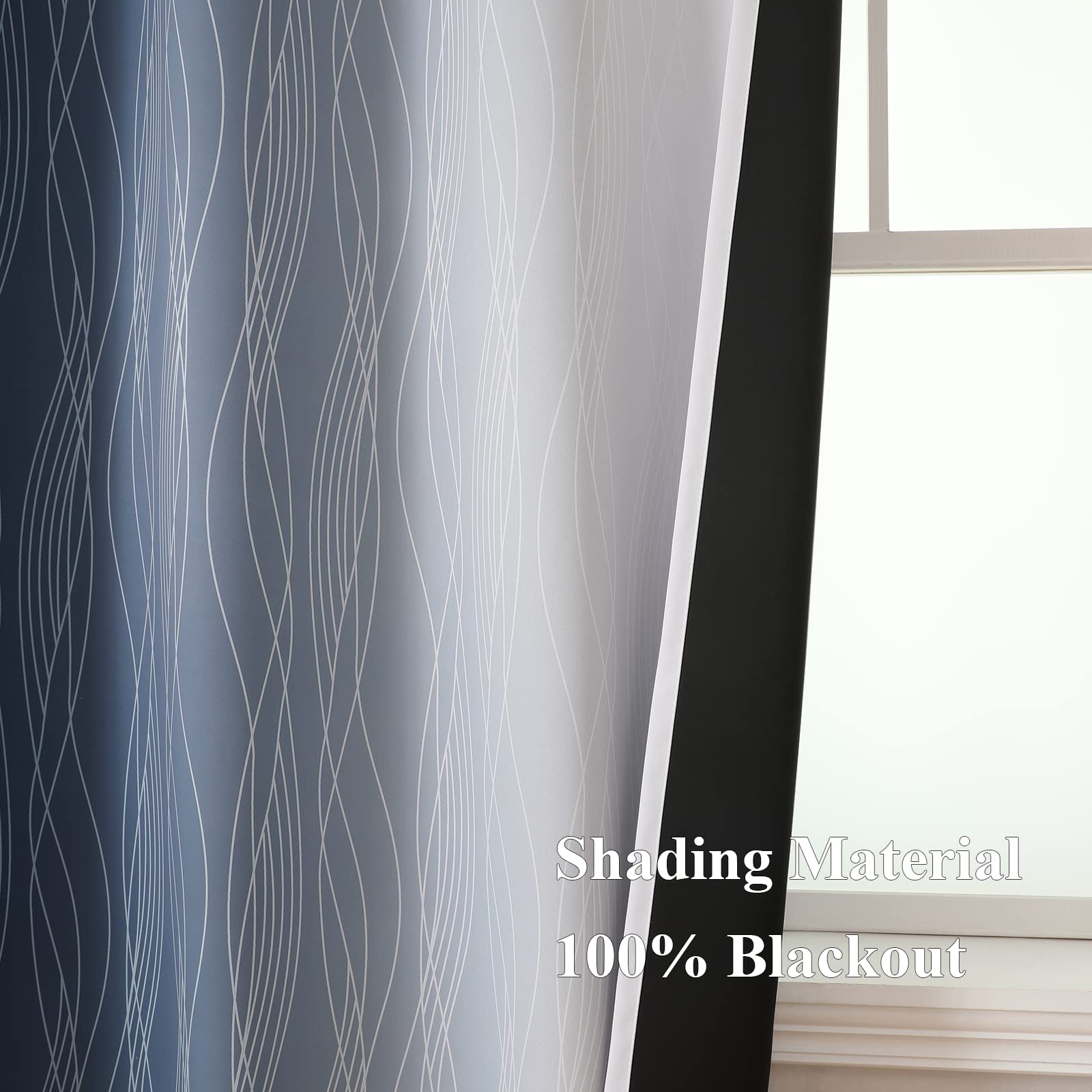 Estelar Textiler curtains beside sofa illustrating 84 inch length and scale benefit